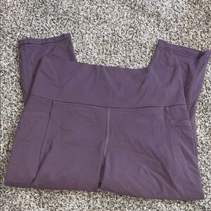 Athleta Women's Plum High-Rise Workout Capri Leggings